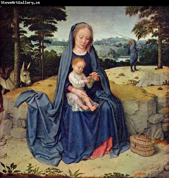 Gerard David The Rest on the Flight into Egypt